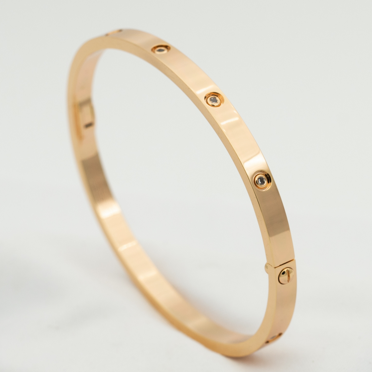 [Super CiCi ]LOVE ARMBAND 3,65 MM 10 DIAMANTEN