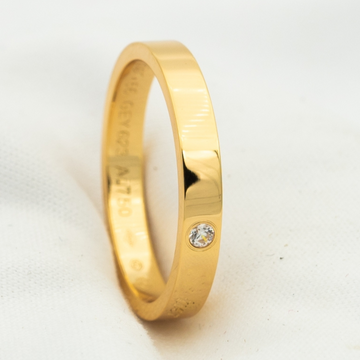 [Super CiCi ]LIEBESRING 4MM 1 DIAMANT