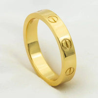[Bieber Jewelry ]LOVE RING 4MM 1 DIAMOND GOLD