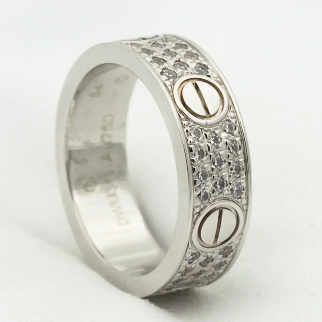 [Super CiCi ]LOVE RING 5,5 MM MIT DIAMANT-PAVÉ