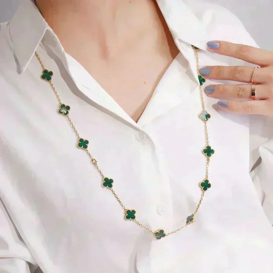 [Super CiCi ]CLOVER 20 MOTIVE MALACHIT GOLD