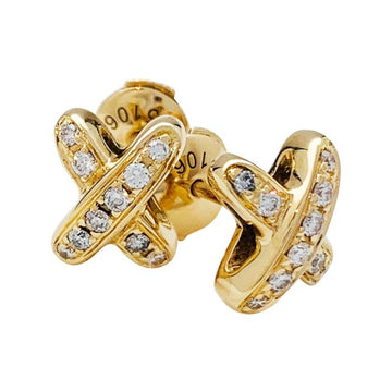 [Super CiCi ]GOLD-DIAMANT-OHRRINGE-SET