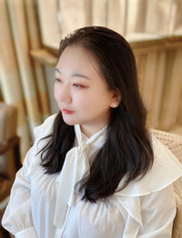 [Bieber Jewelry ]STAR BLOSSOM STUD EARRINGS PINK GOLD DIAMONDS