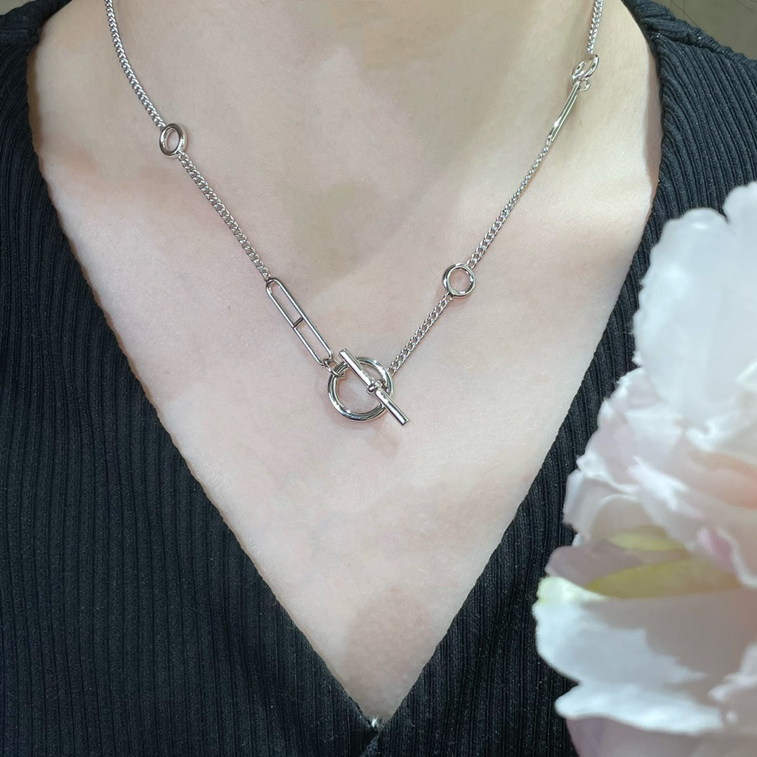 [Super CiCi ]HM STERLING CHAINE D'ANCRE HERZ