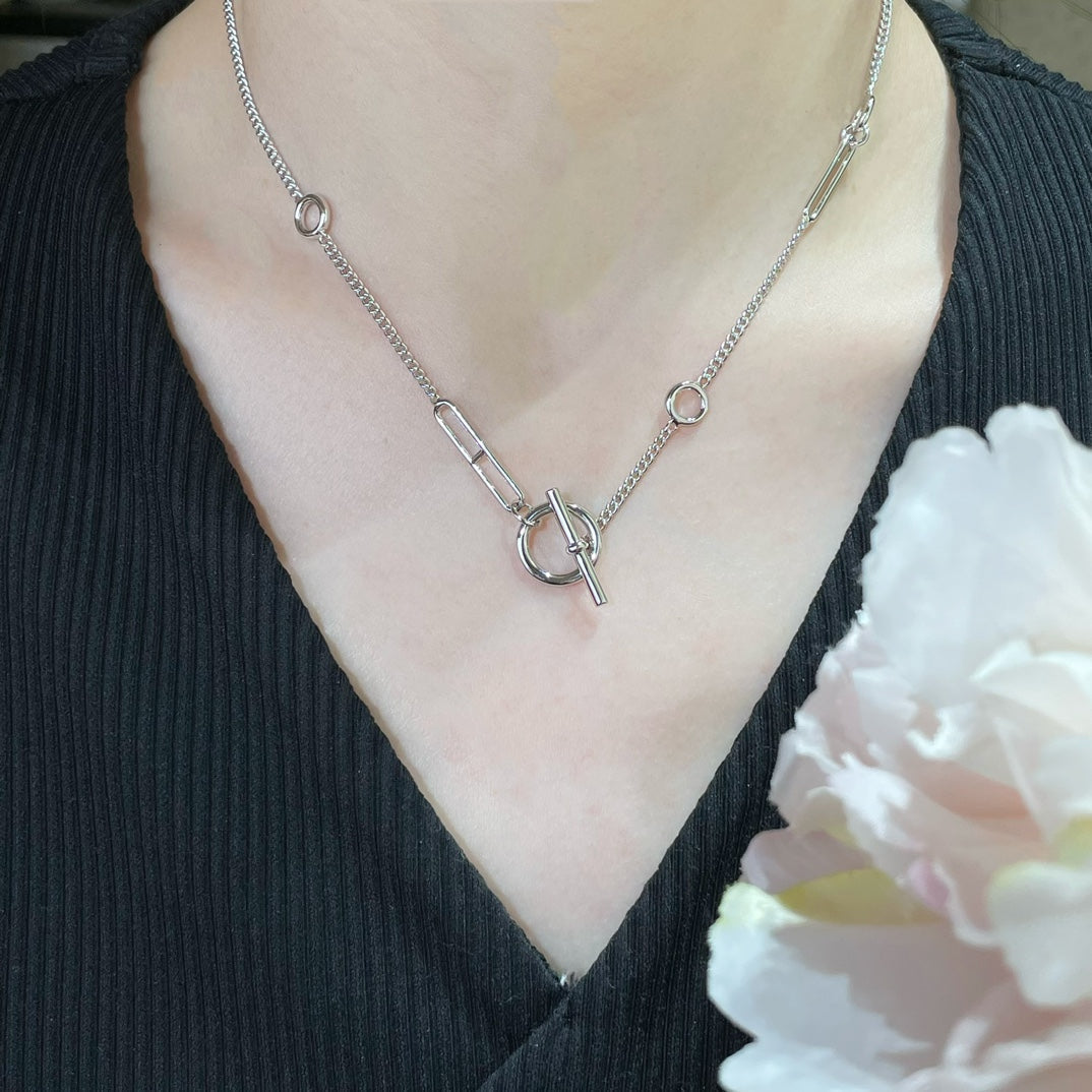 [Super CiCi ]HM STERLING CHAINE D'ANCRE HERZ