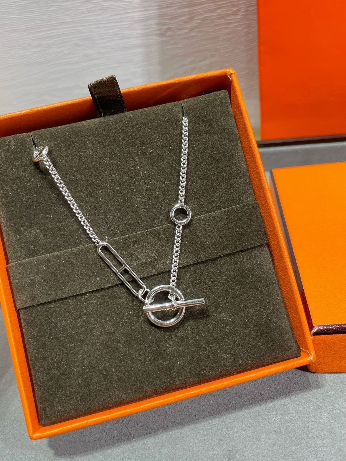 [Super CiCi ]HM STERLING CHAINE D'ANCRE HERZ