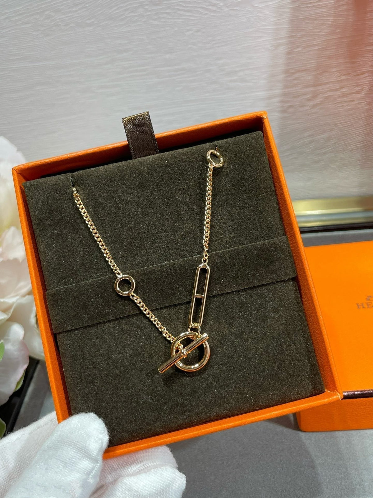 [Super CiCi ]HM STERLING CHAINE D'ANCRE HERZ