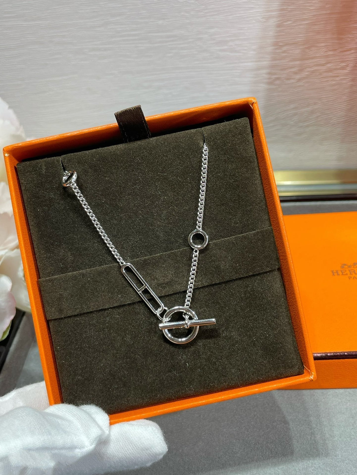 [Super CiCi ]HM STERLING CHAINE D'ANCRE HERZ