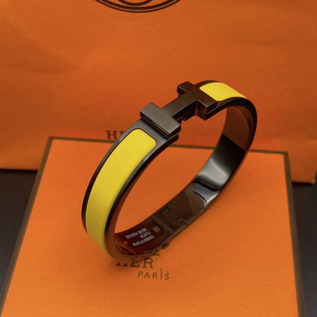 [Super CiCi ]CLIC HM ARMBAND SCHWARZ GELB