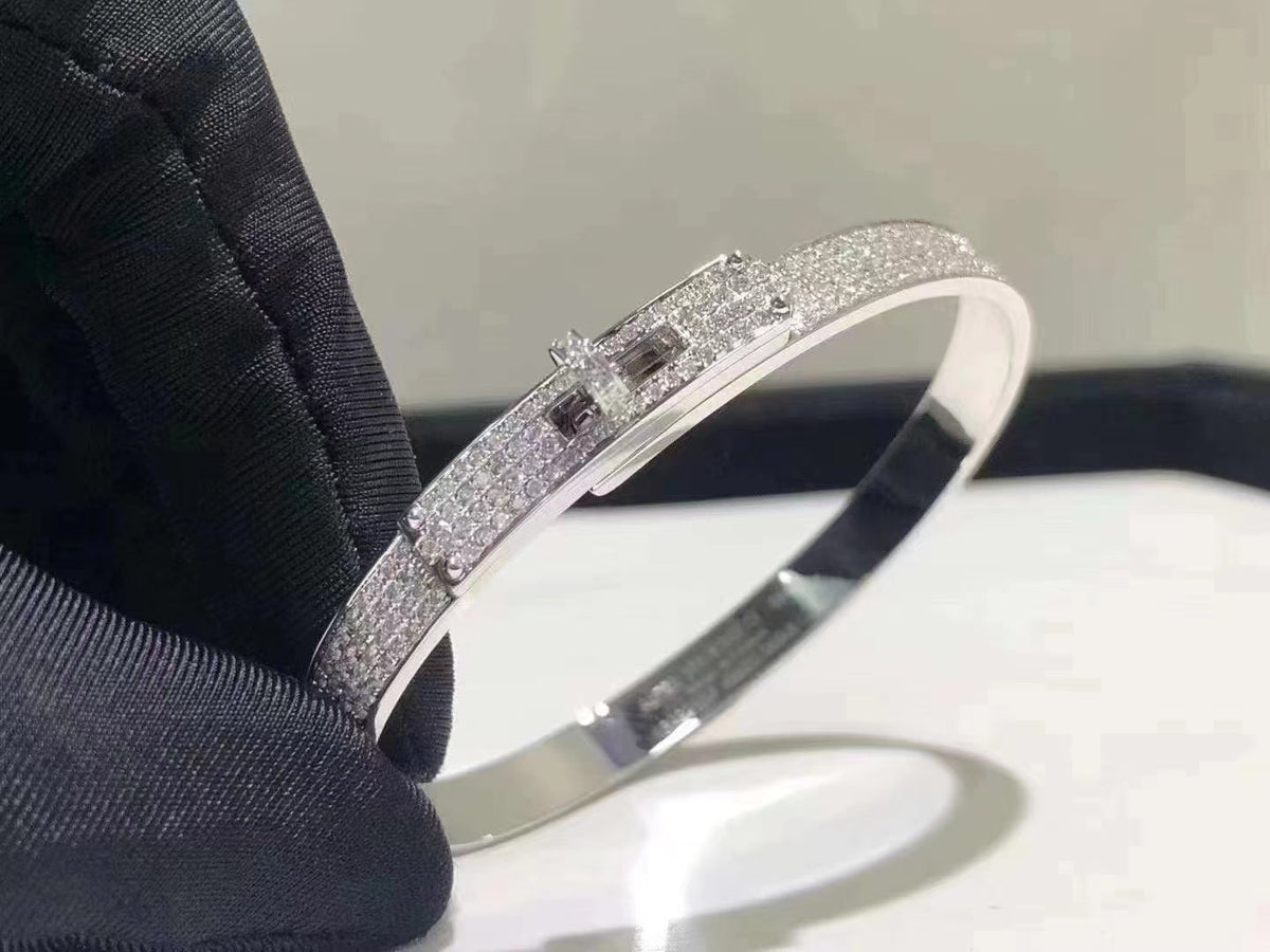 [Super CiCi ]HM KELLY ARMBAND AUS SILBER MIT DIAMANT-VOLLAUSFASSUNG