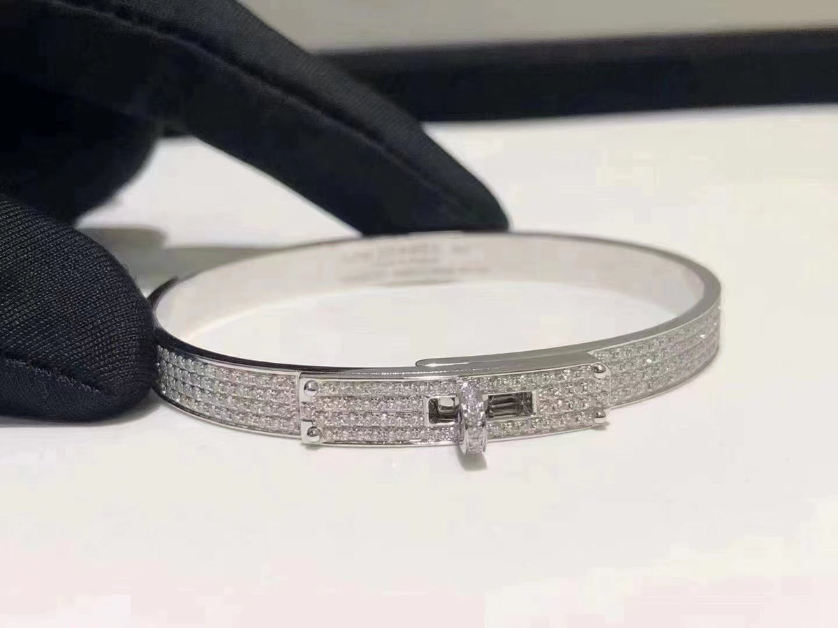 [Super CiCi ]HM KELLY ARMBAND AUS SILBER MIT DIAMANT-VOLLAUSFASSUNG