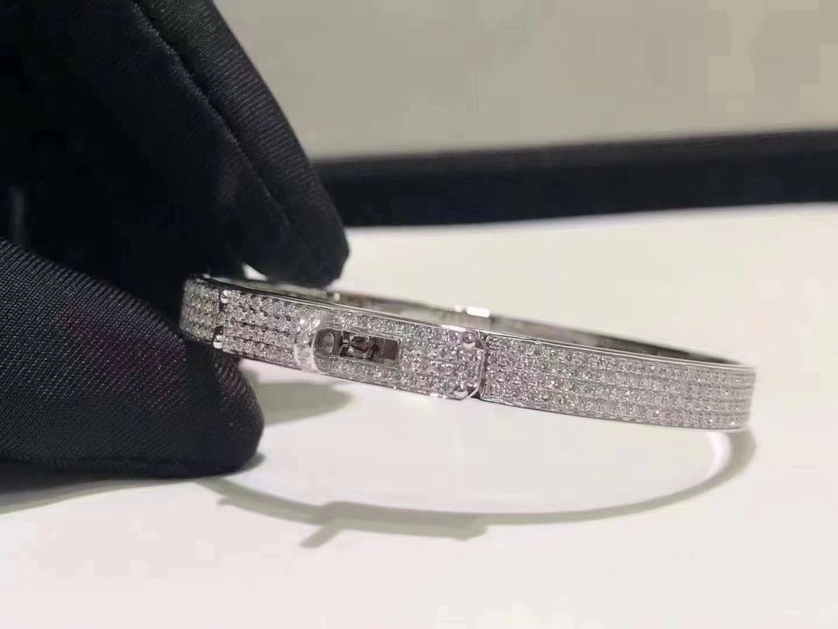 [Super CiCi ]HM KELLY ARMBAND AUS SILBER MIT DIAMANT-VOLLAUSFASSUNG