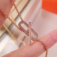 [Bieber Jewelry ]HM FIRE PIG NOSE NECKLACE TRENDY STREET