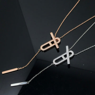 [Super CiCi ]HM HALSKETTE PLATIN ROSÉGOLD DIAMANT