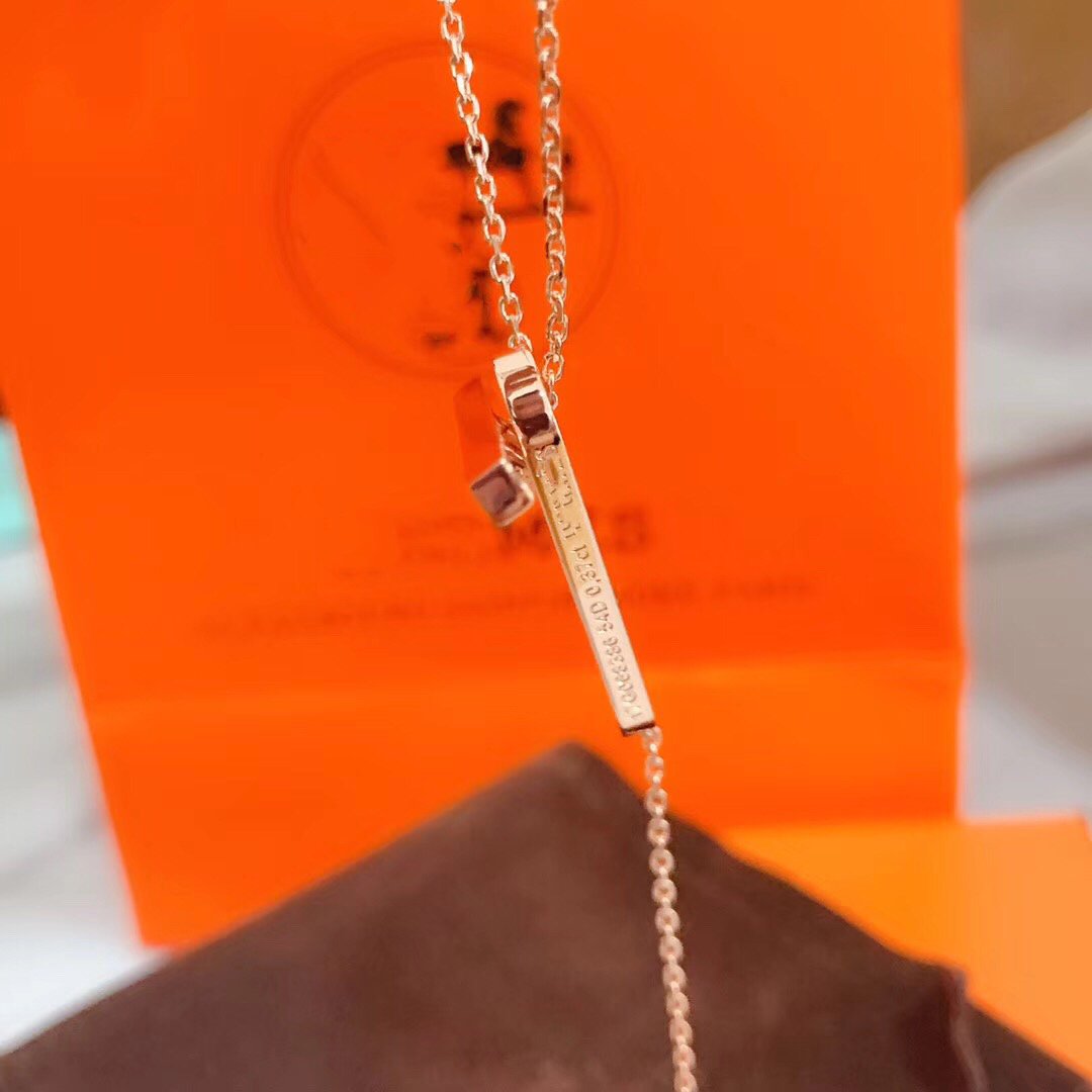 [Super CiCi ]HM HALSKETTE PLATIN ROSÉGOLD DIAMANT