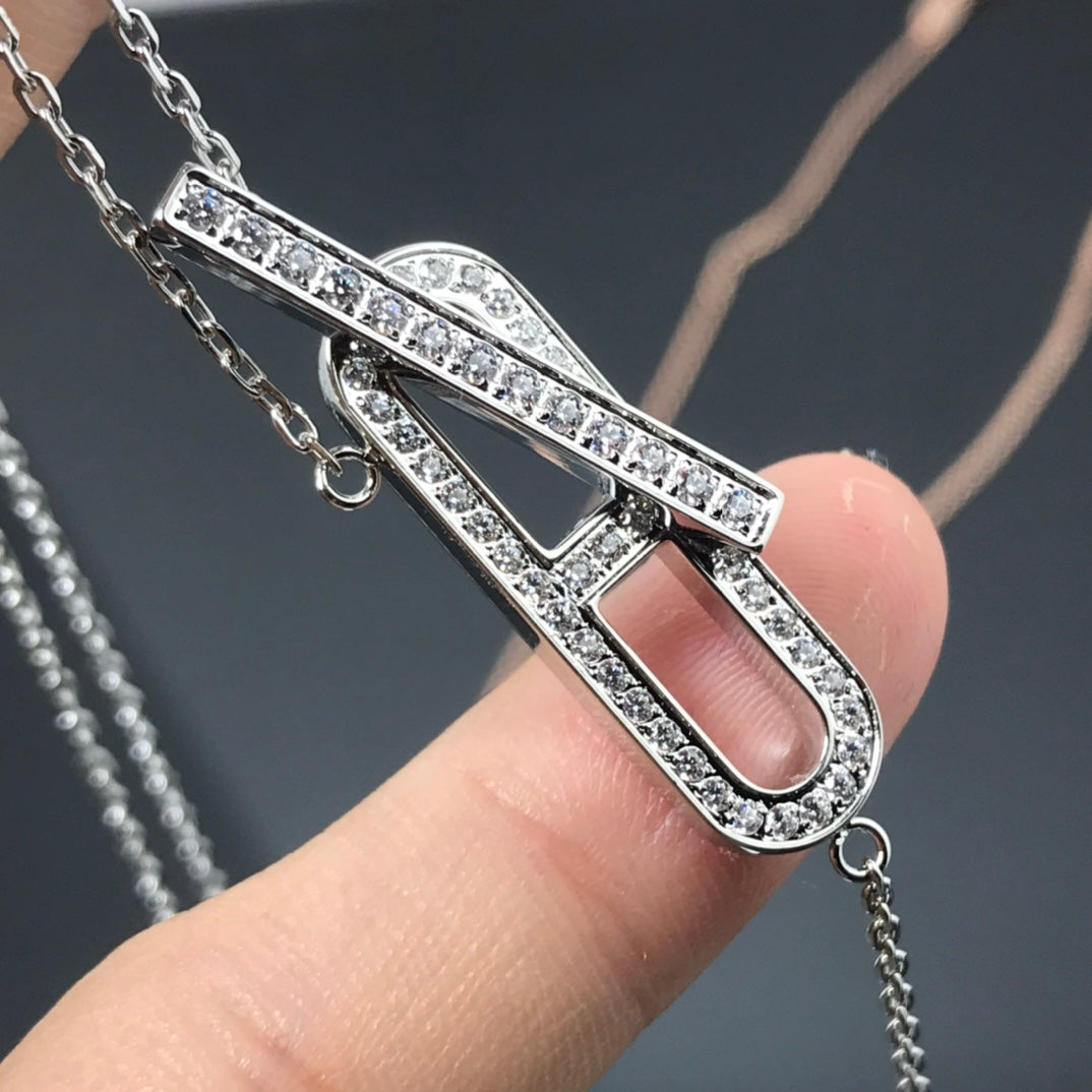 [Super CiCi ]HM HALSKETTE PLATIN ROSÉGOLD DIAMANT