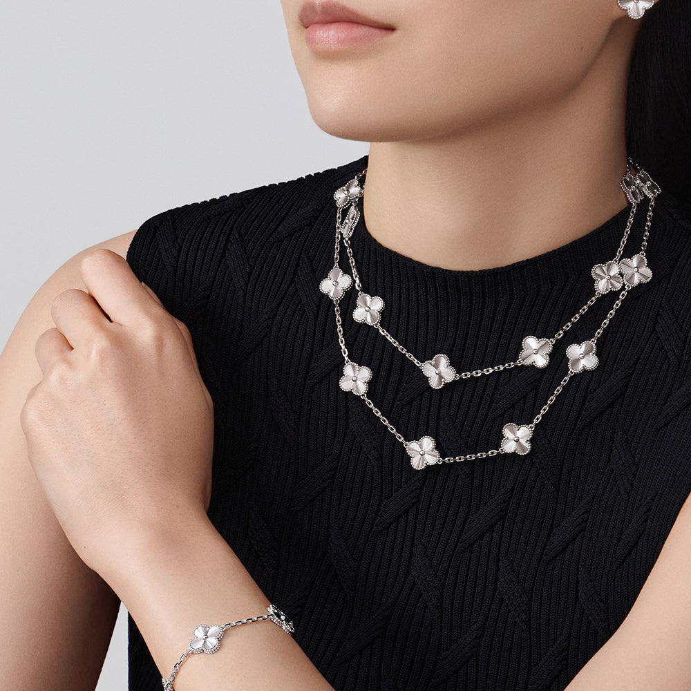 [Super CiCi ]CLOVER 20 MOTIVE DIAMANT SILBER