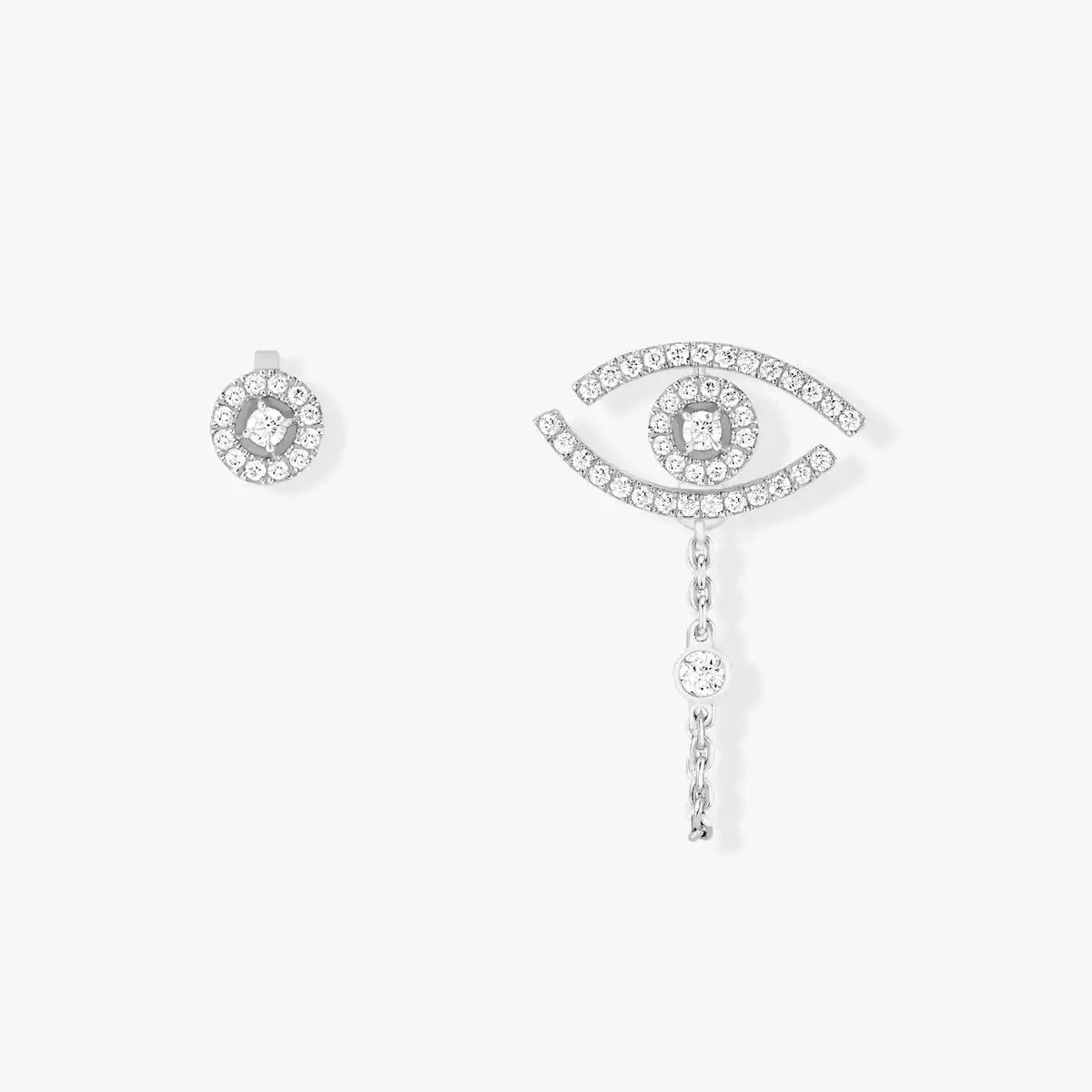 [Super CiCi] Lucky Eye Diamant-Ohrringe