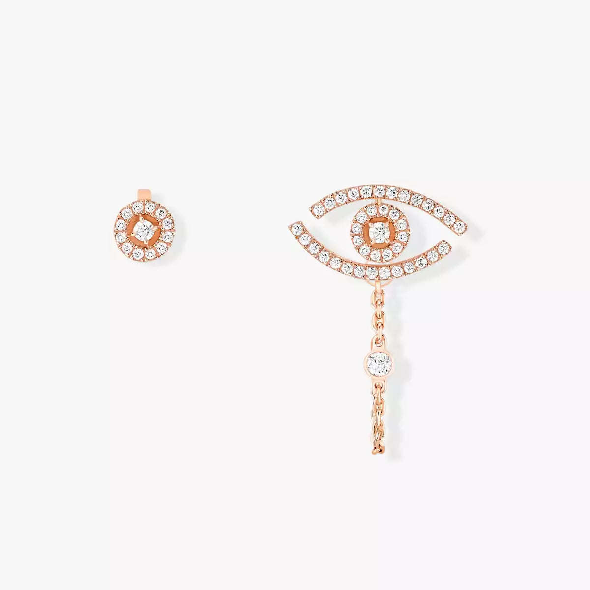 [Super CiCi] Lucky Eye Diamant-Ohrringe