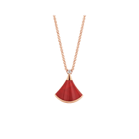 [Bieber Jewelry ]DREAM NECKLACE CARNELIAN 1 DIAMOND