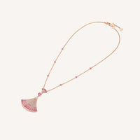 [Bieber Jewelry ]DREAM NECKLACK DIAMOND PINK GOLD