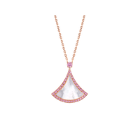 [Bieber Jewelry ]DREAM NECKLACE MOP DIAMOND PINK