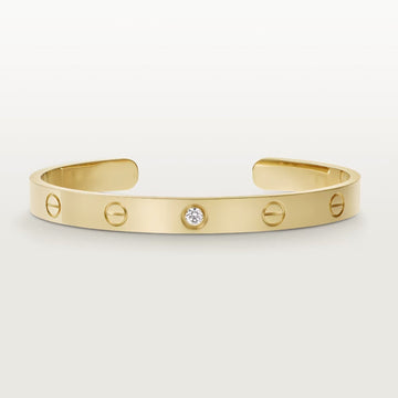 [Super CiCi ]LOVE ARMBAND 6,1 MM 1 DIAMANT OFFENER REIF
