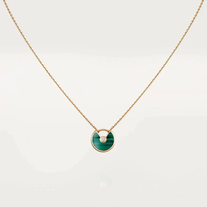 {
  "[Super CiCi ]AMULETTE ROSE GOLD MALACHITE NECKLACE": "[Super CiCi ]AMULETTE HALSKETTE AUS ROSÉGOLD MIT MALACHIT"
}
