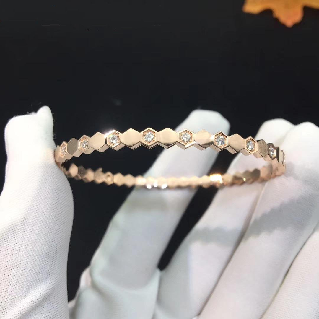 [Super CiCi ]BEE LOVE SILVER DIAMOND BRACELET