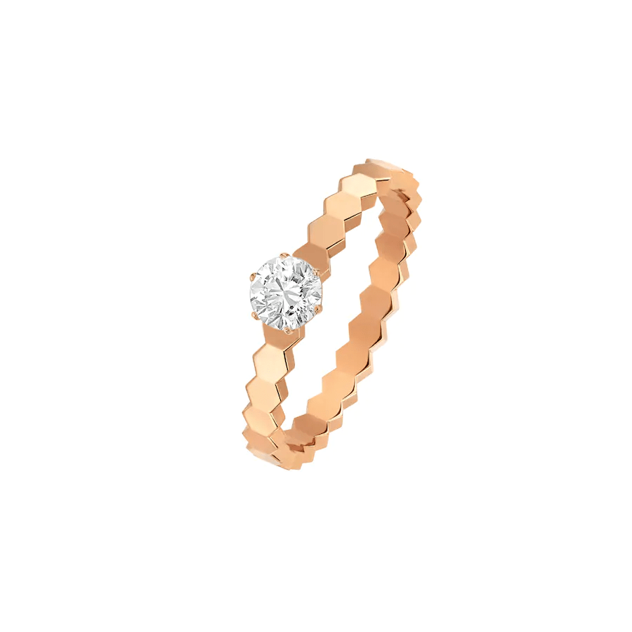 [Super CiCi ]BEE LOVE RING ROSÉGOLD 1 DIAMANT