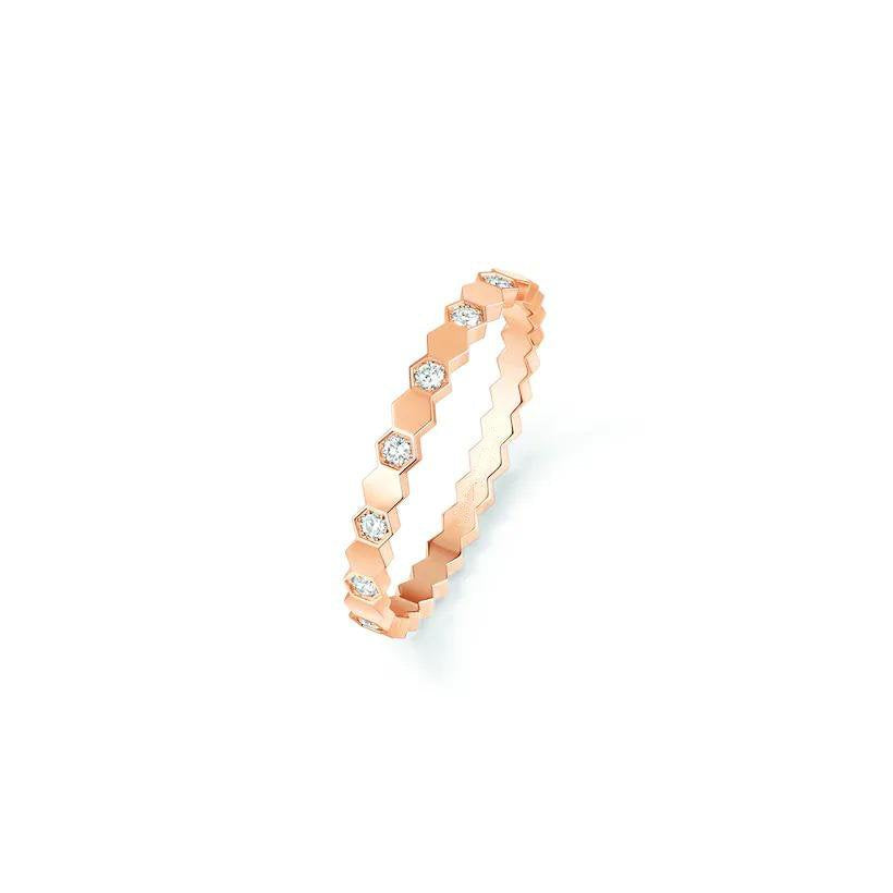 [Super CiCi ]BEE LOVE RING ROSÉGOLD DIAMANT
