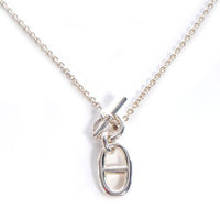 [Bieber Jewelry ]HM CHAINE D'ANCRE PENDANT NECKLACE STERLING SILVER
