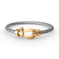 [Bieber Jewelry ]FORCE LARGE HORSESHOE NO DIAMOND BRACELET GOLD