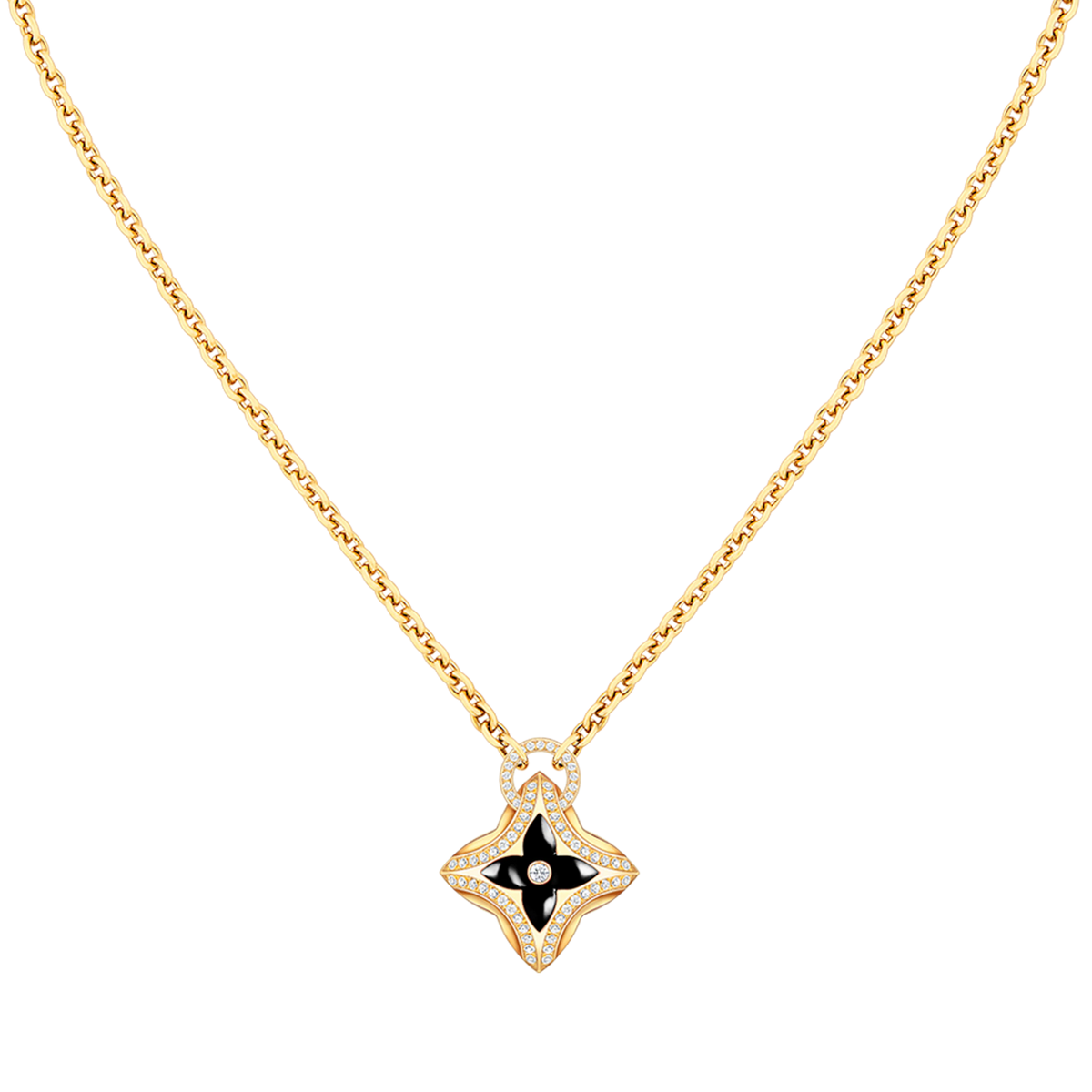 [Super CiCi ]STERN-ANHÄNGER ROSÉGOLD DIAMANT-HALSKETTE