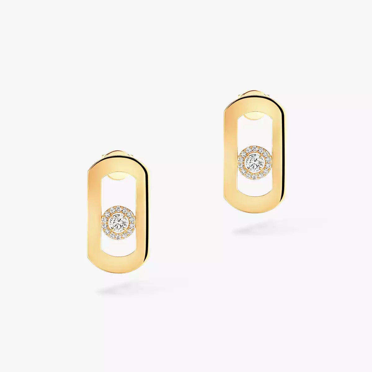 [Super CiCi]So Move Diamantohrringe in Gelbgold
