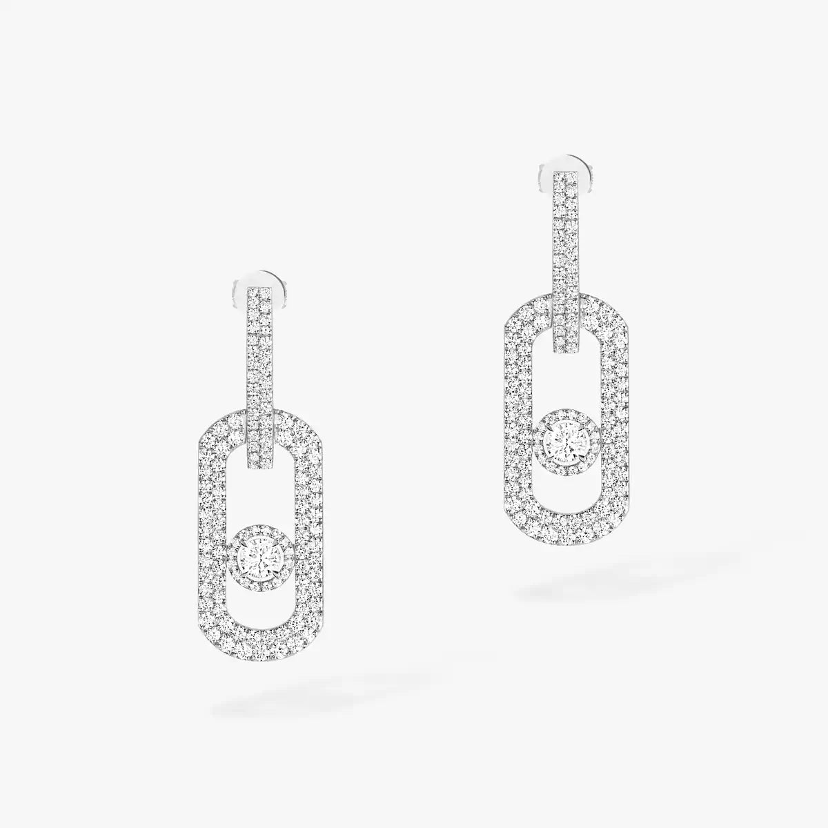 [Super CiCi]So Move XL Pave_-Set Diamant-Ohrhänger