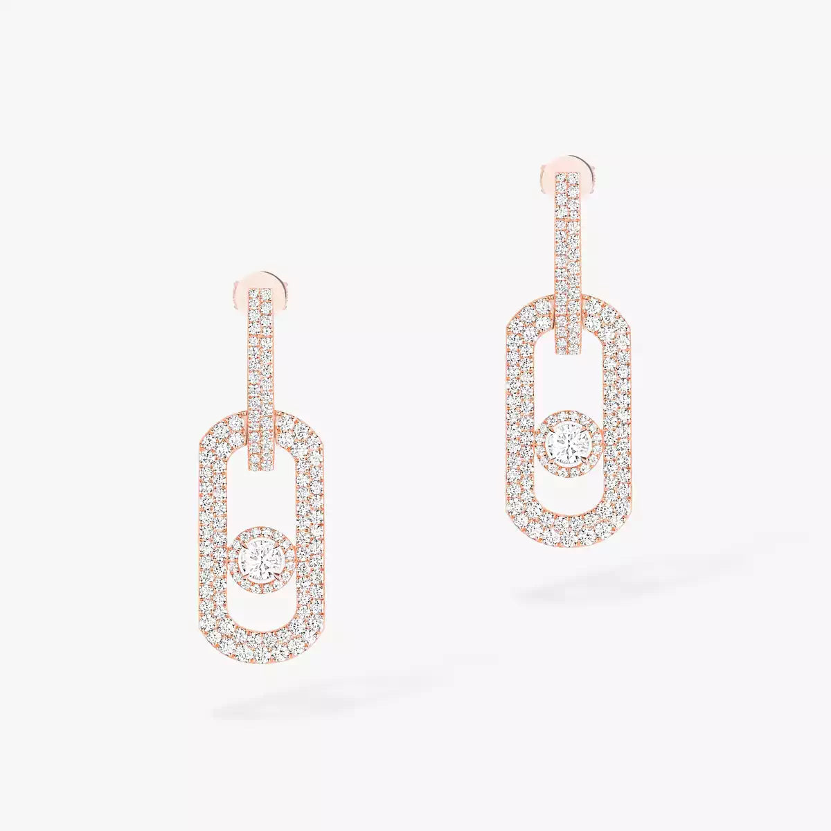 [Super CiCi]So Move XL Pave_-Set Diamant-Ohrhänger