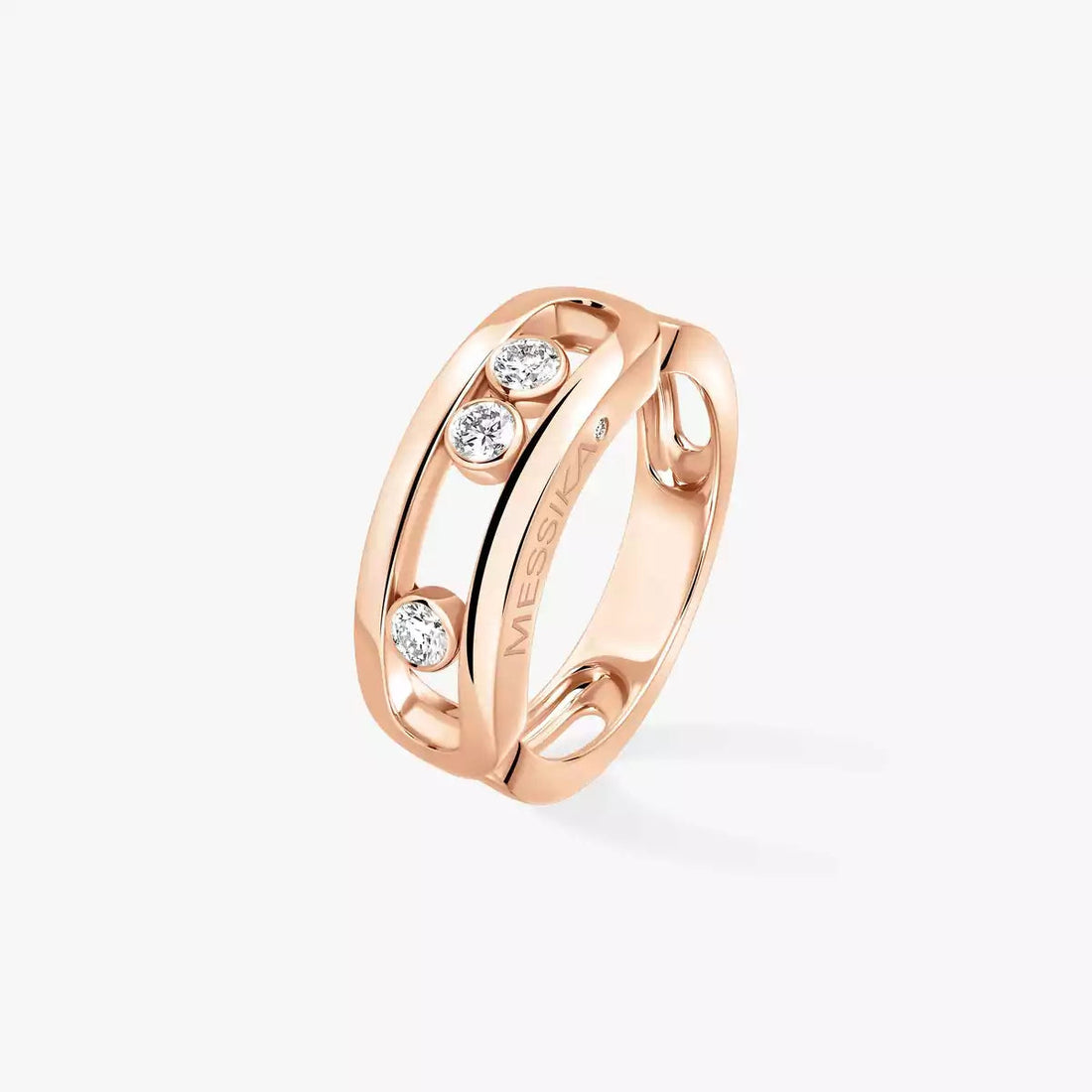 [Super CiCi]  Move Gold Diamond Ring