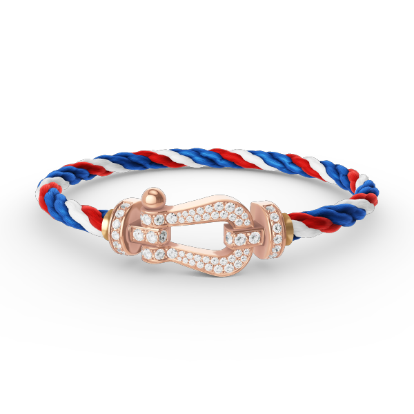 [Super CiCi ]FORCE LARGE HORSESHOE FULL DIAMOND BRACELET ROSE GOLD