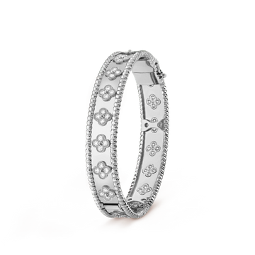 [Super CiCi ]CLOVER BRACELET 8MM DIAMONDS