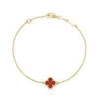[CiCi Jewels]CLOVER CARNELIAN EINZELNE BLUMENARMBAND