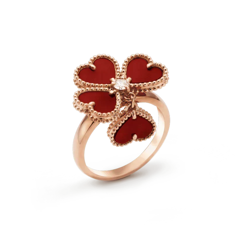 [Super CiCi ]SWEET CLOVER KARNEOL-RING