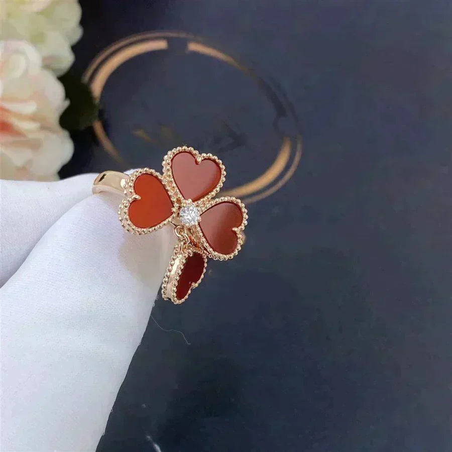 [Super CiCi ]SWEET CLOVER KARNEOL-RING