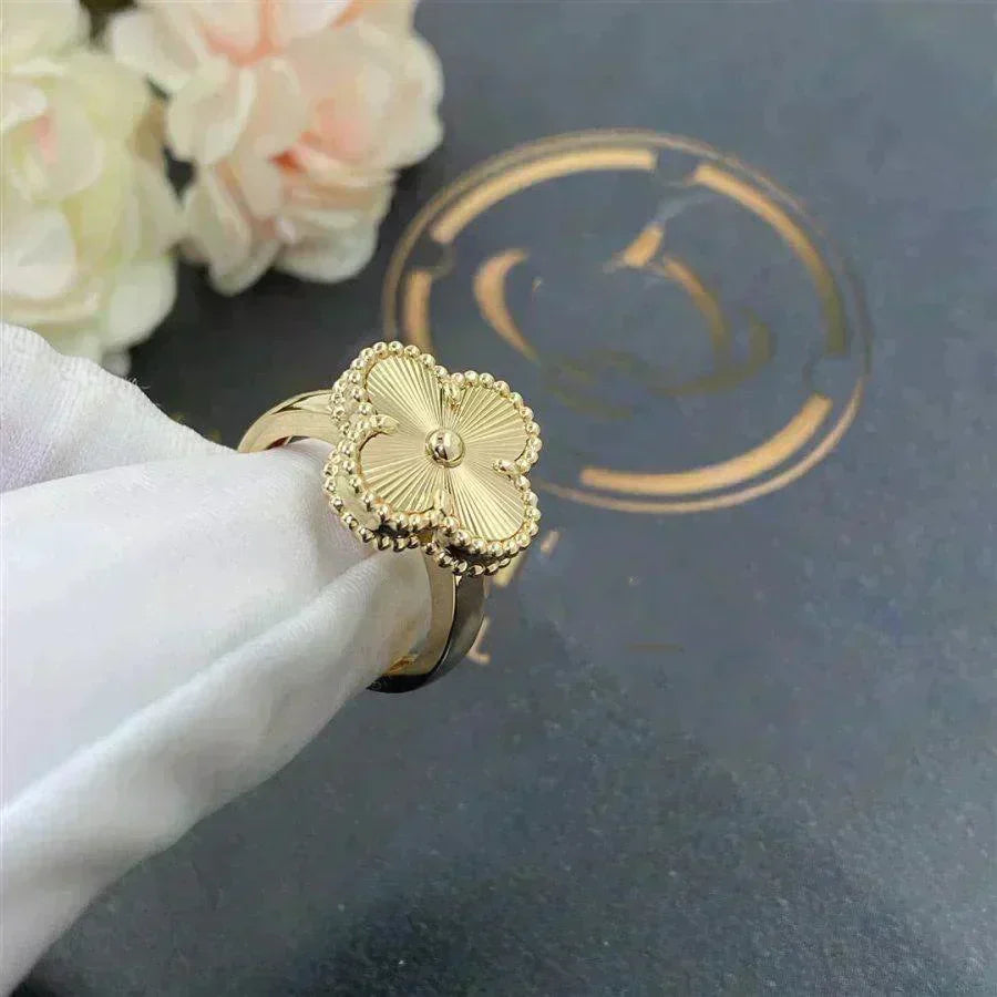 [Super CiCi ]CLOVER GOLD RING
