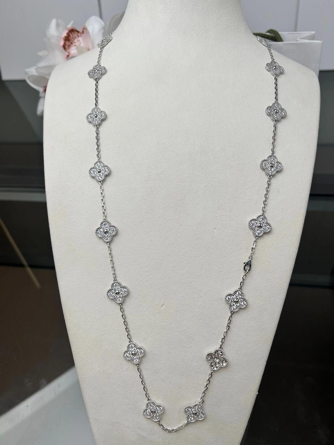 [Super CiCi ]CLOVER 20 MOTIVE DIAMANT SILBER