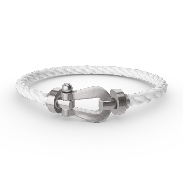 [Super CiCi ]FORCE LARGE HORSESHOE NO DIAMOND BRACELET SILVER