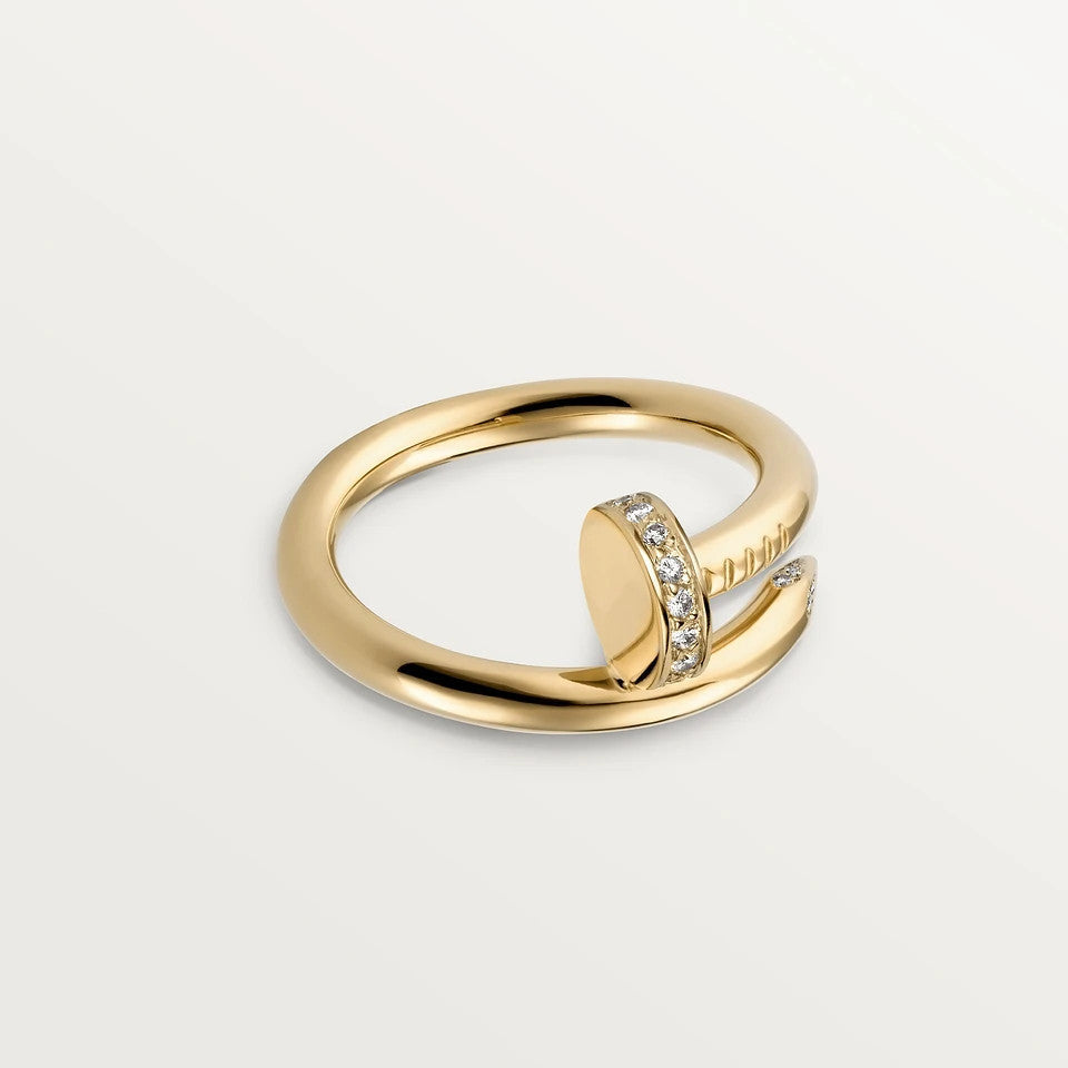 [Super CiCi ]JUSTE RING 2,65 MM GOLD DIAMANT