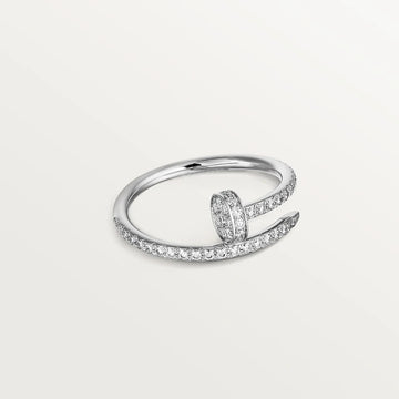 [Super CiCi ]JUSTE RING 1,8 MM SILBER DIAMANTEN
