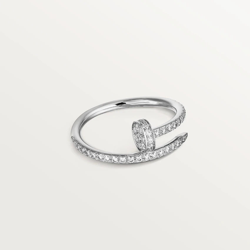 [Super CiCi ]JUSTE RING 1,8 MM SILBER DIAMANTEN