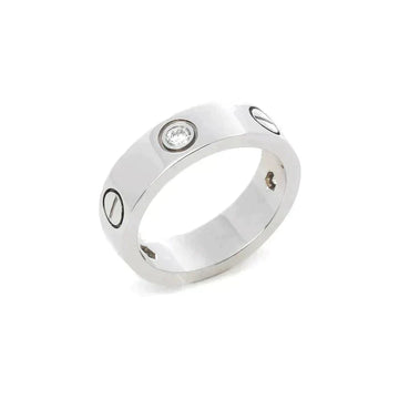 [Super CiCi ]LIEBESRING 5,5MM 3 DIAMANTEN SILBER